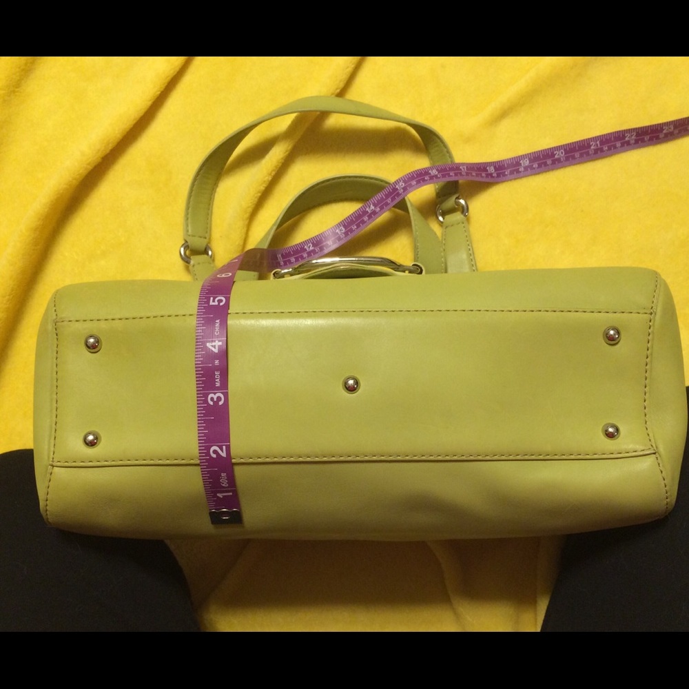 Cole Haan Avacado Green Satchel - Picture 5 of 8